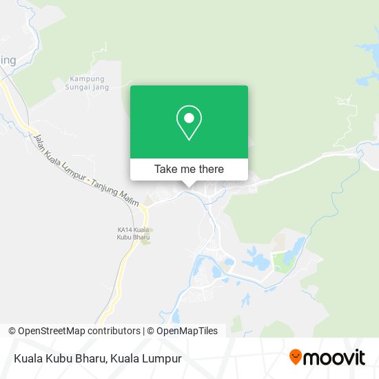 Peta Kuala Kubu Bharu