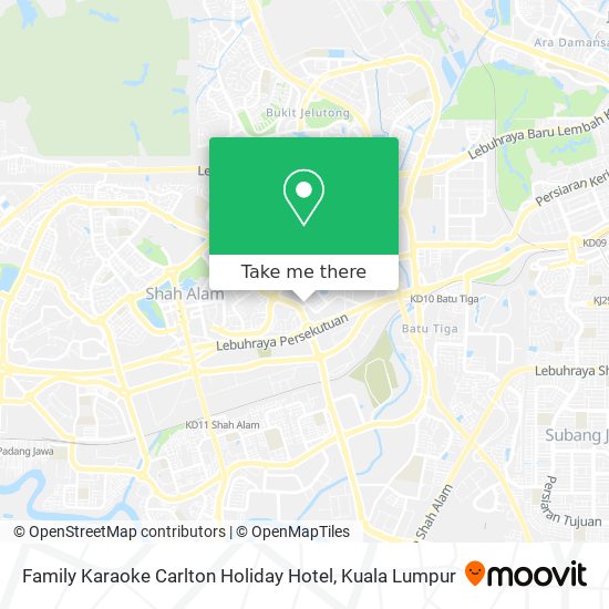 Family Karaoke Carlton Holiday Hotel map