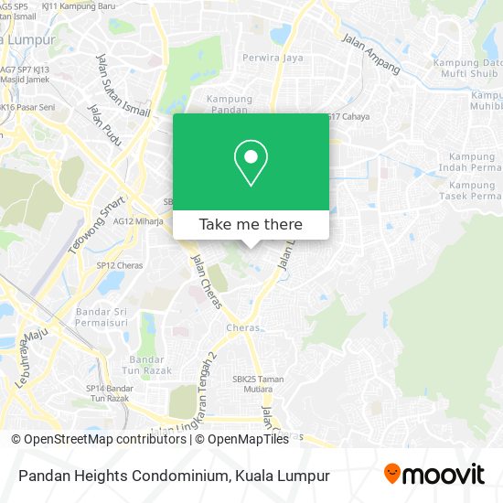 Pandan Heights Condominium map