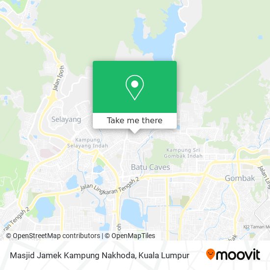 Peta Masjid Jamek Kampung Nakhoda