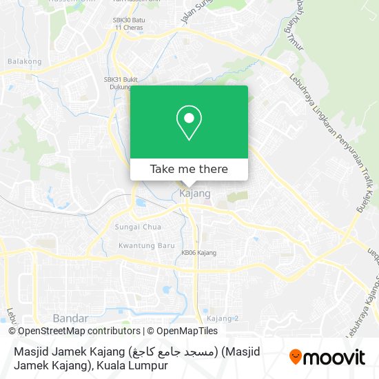 Masjid Jamek Kajang (مسجد جامع كاجڠ) (Masjid Jamek Kajang) map