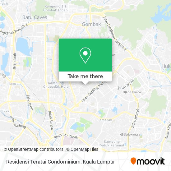 Residensi Teratai Condominium map