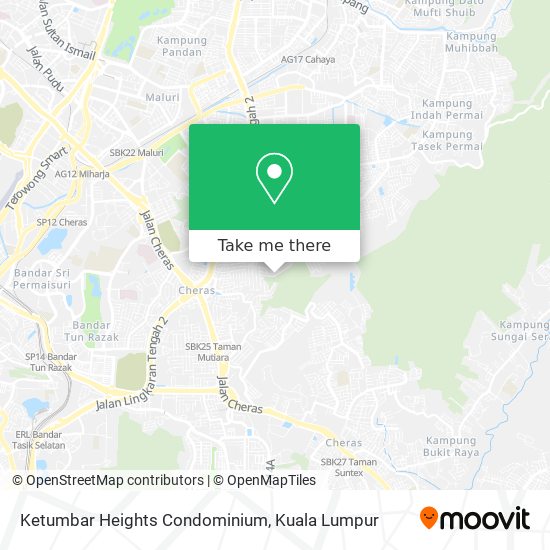 Ketumbar Heights Condominium map