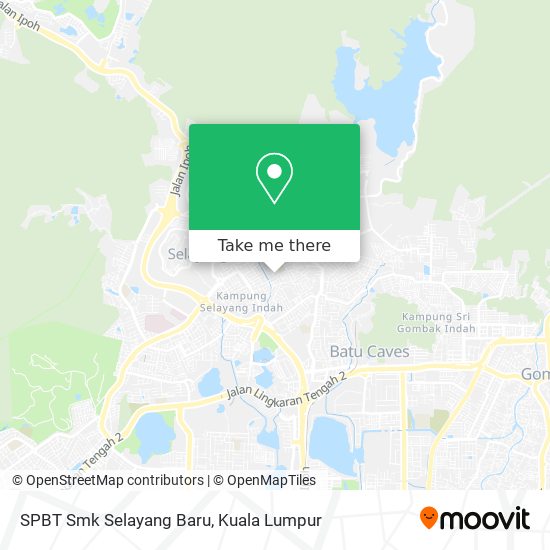 Peta SPBT Smk Selayang Baru