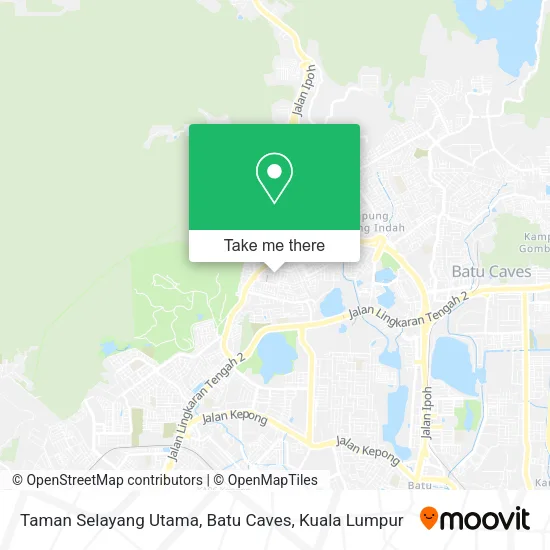 Taman Selayang Utama, Batu Caves map
