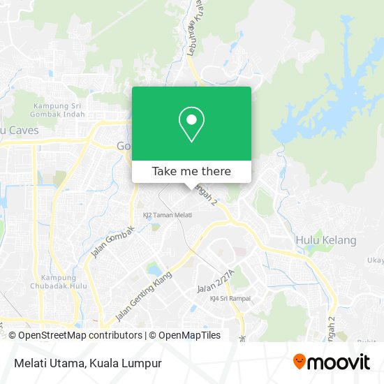 Melati Utama map