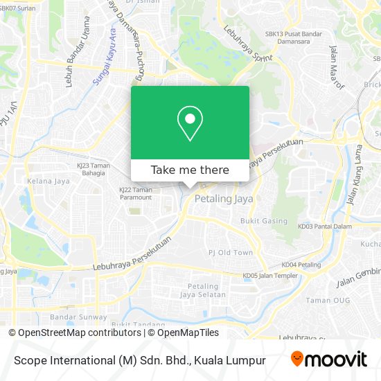 Scope International (M) Sdn. Bhd. map