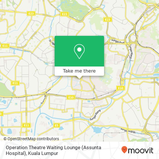 Operation Theatre Waiting Lounge (Assunta Hospital) map