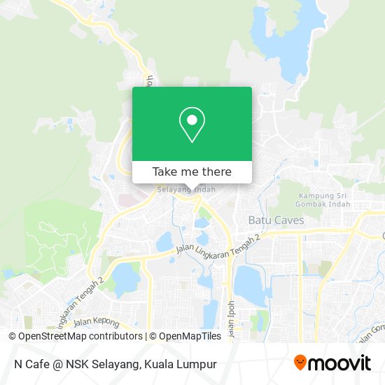 N Cafe @ NSK Selayang map