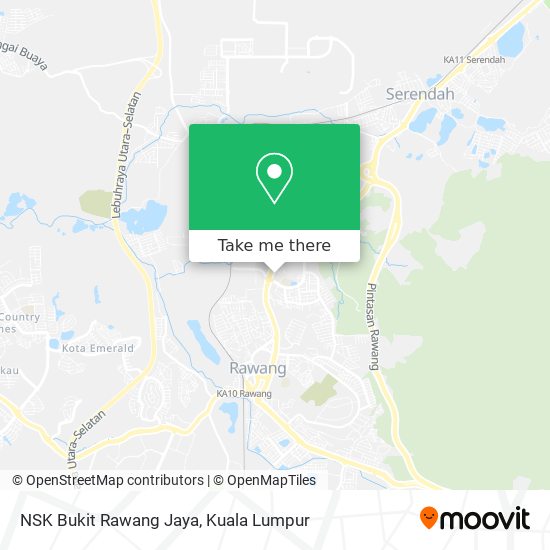 Peta NSK Bukit Rawang Jaya