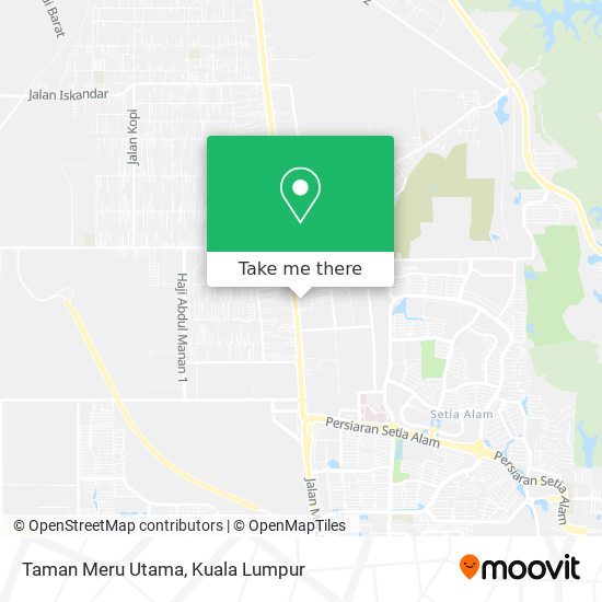 Taman Meru Utama map