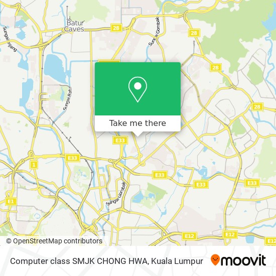 Computer class SMJK CHONG HWA map