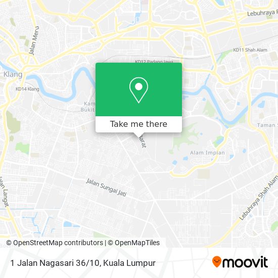 1 Jalan Nagasari 36/10 map