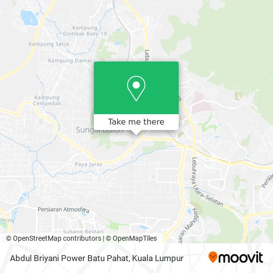 Peta Abdul Briyani Power Batu Pahat