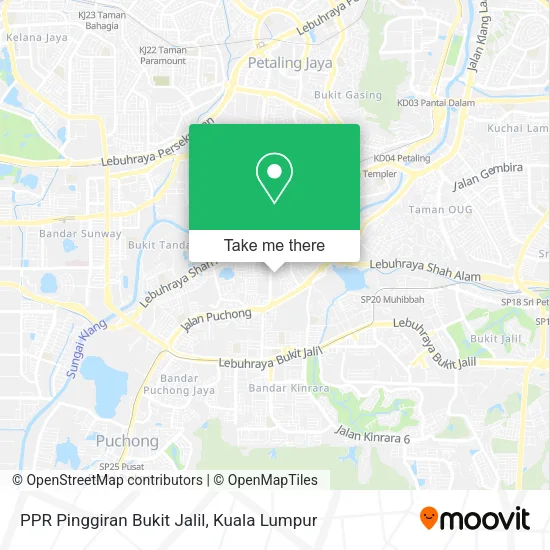 PPR Pinggiran Bukit Jalil map
