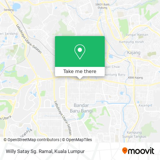 Peta Willy Satay Sg. Ramal