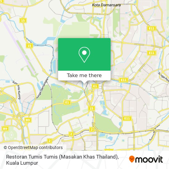 Restoran Tumis Tumis (Masakan Khas Thailand) map