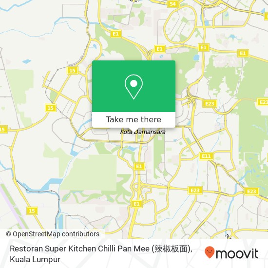 Restoran Super Kitchen Chilli Pan Mee (辣椒板面) map
