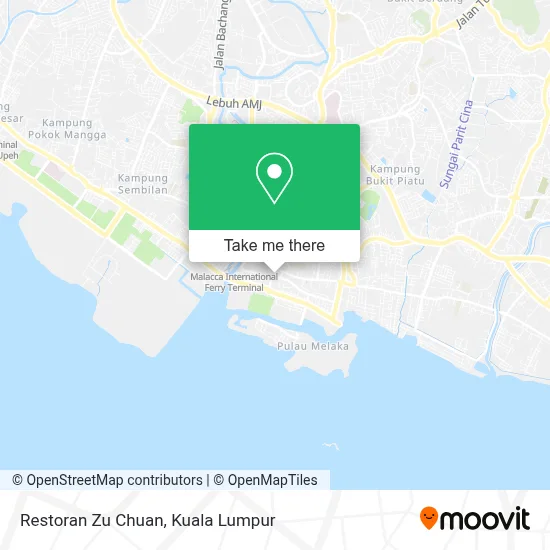 Restoran Zu Chuan map