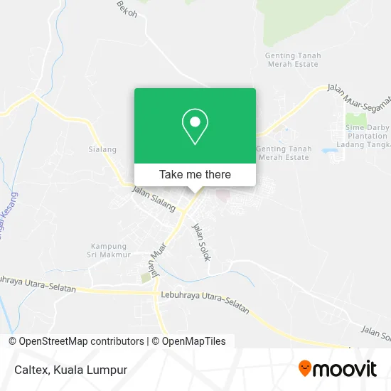 Caltex map