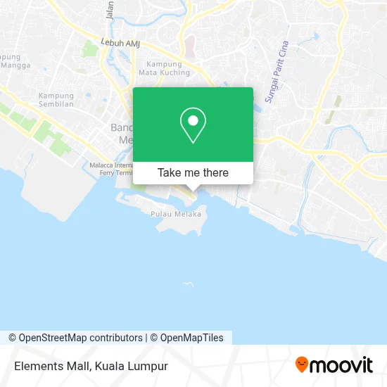 Elements Mall map