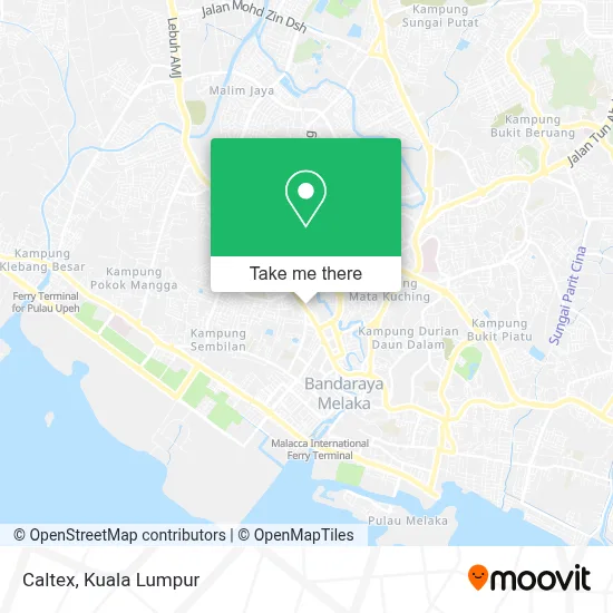 Caltex map