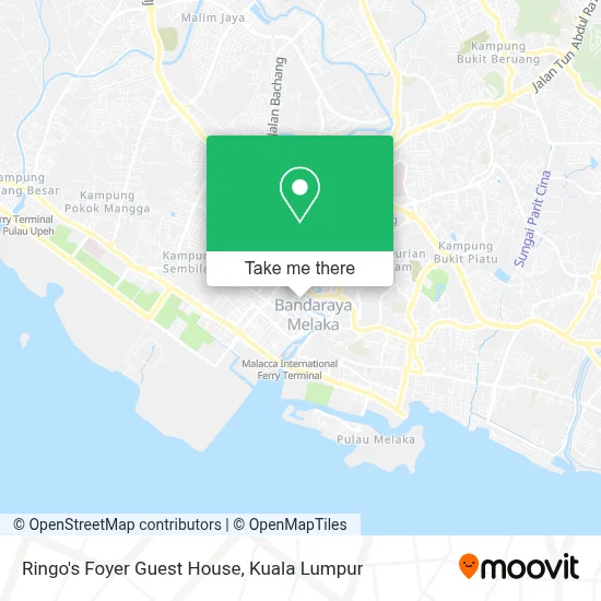 Ringo's Foyer Guest House map