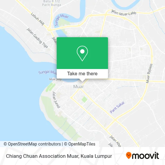 Chiang Chuan Association Muar map