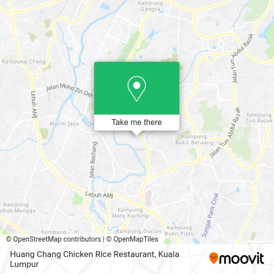 Huang Chang Chicken Rice Restaurant map