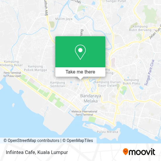 Infiintea Cafe map