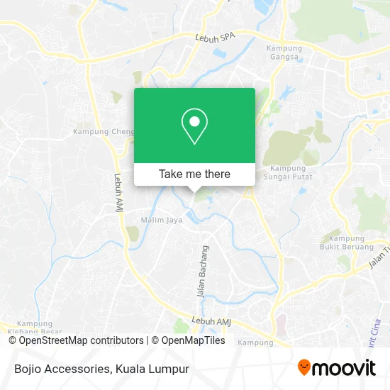 Bojio Accessories map