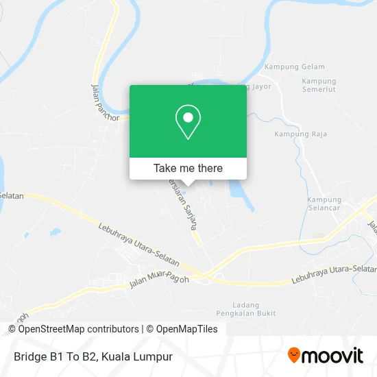 Bridge B1 To B2 map