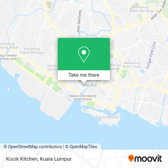 Kocik Kitchen map