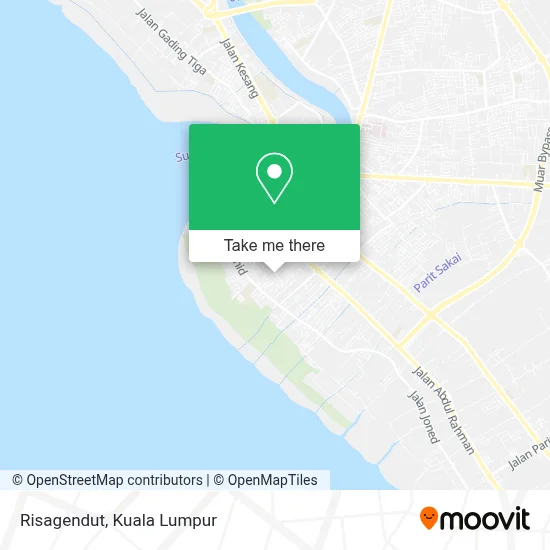 Risagendut map