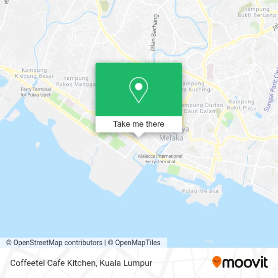 Coffeetel Cafe Kitchen map