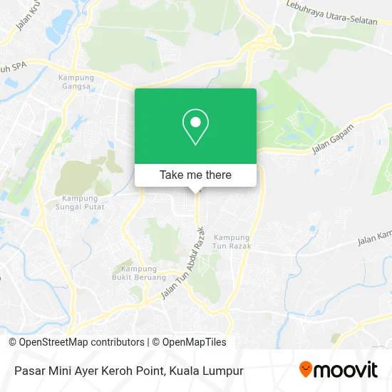 Pasar Mini Ayer Keroh Point map