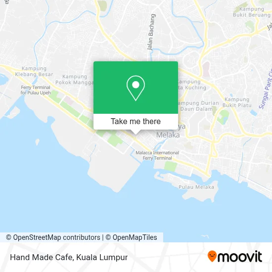 Hand Made Cafe map