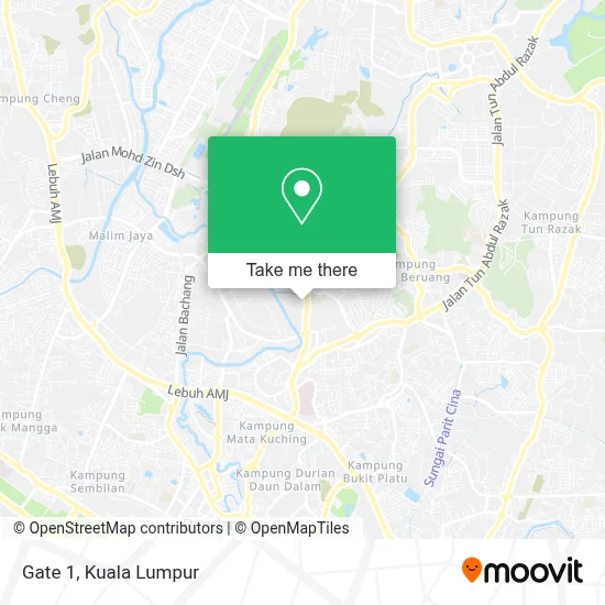 Gate 1 map