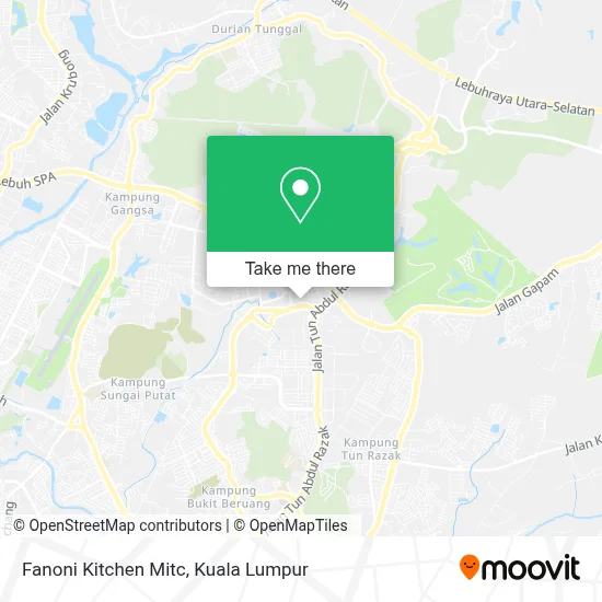 Fanoni Kitchen Mitc map