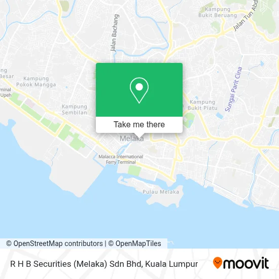 R H B Securities (Melaka) Sdn Bhd map