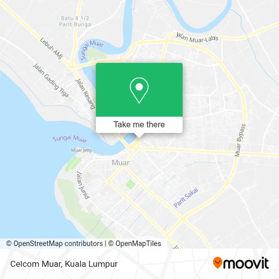 Celcom Muar map