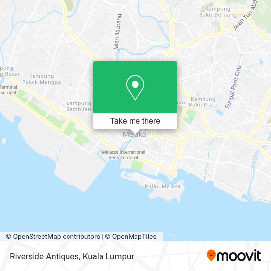 Riverside Antiques map