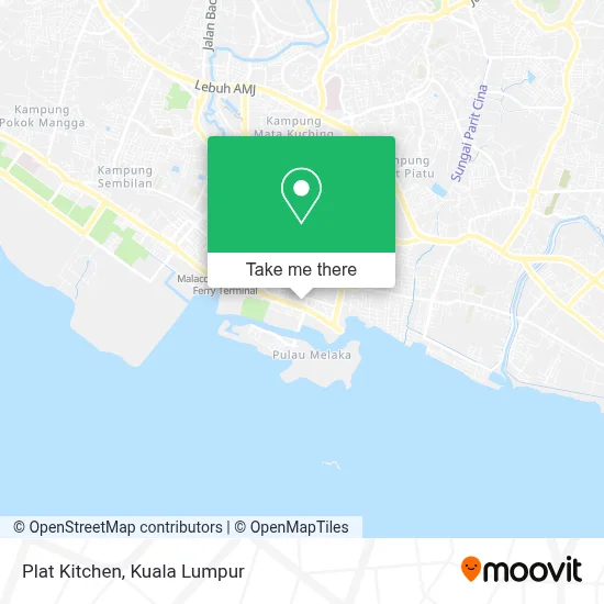 Plat Kitchen map