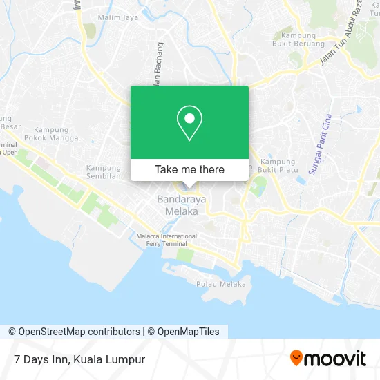 7 Days Inn map