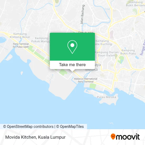 Movida Kitchen map