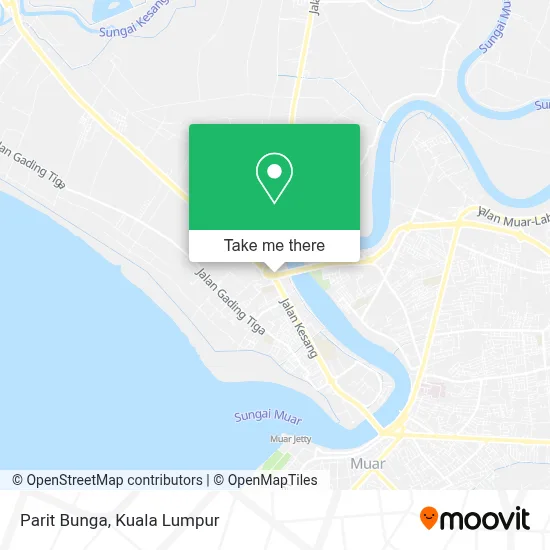 Parit Bunga map