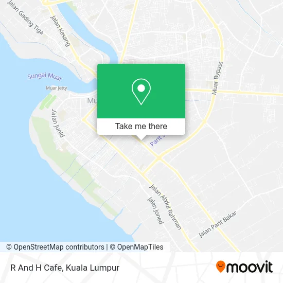 R And H Cafe map