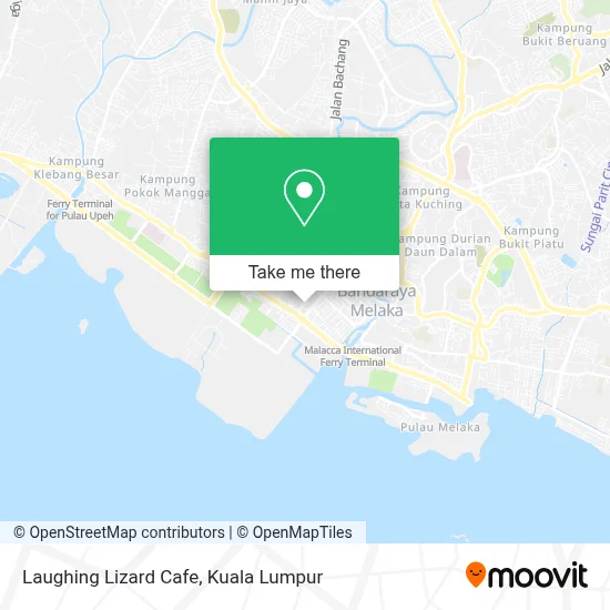 Laughing Lizard Cafe map