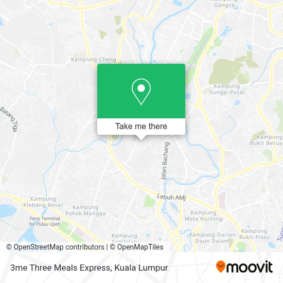 3me Three Meals Express map