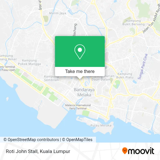 Roti John Stall map